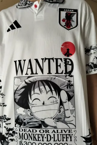 Camiseta Selección Japón Anime One Piece Luffy