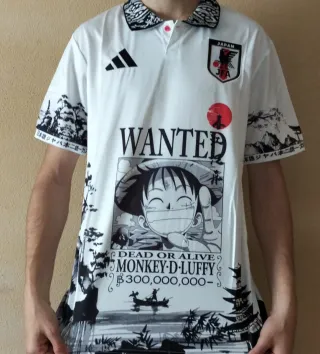 Camiseta Selección Japón Anime One Piece Luffy