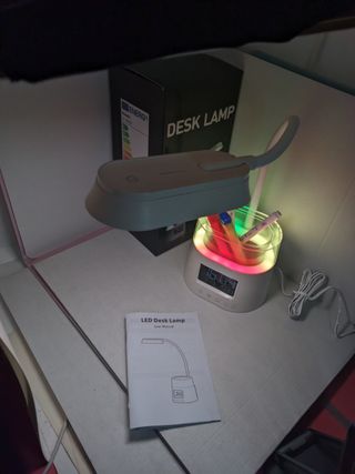 Lampada Orologio Portapenne Luce RGB dimmer