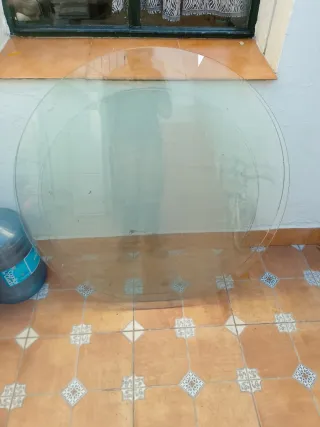 Cristalli rotondi per tavolo