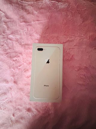 iPhone 8 plus semi nuevo rosadito