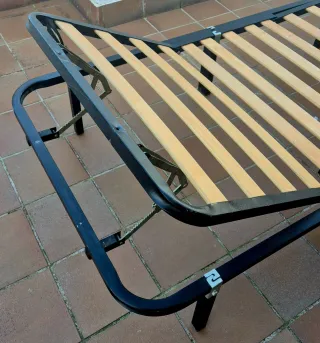 Somier ortopedico articulado y patas pegables