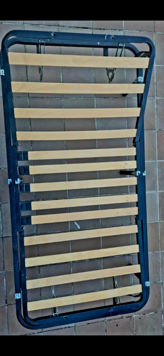 Somier ortopedico articulado y patas pegables