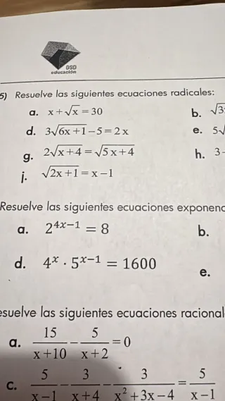 Profesor particular de matemáticas (Online)