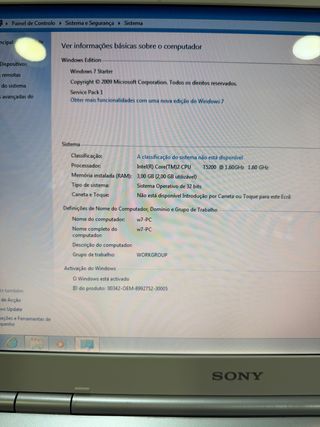 Computador Sony Vaio PCG-7X1M