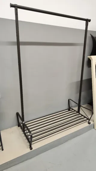 Burra Perchero IKEA Portis Metal Negro