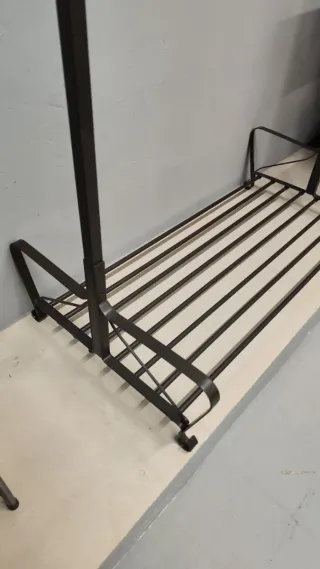 Burra Perchero IKEA Portis Metal Negro