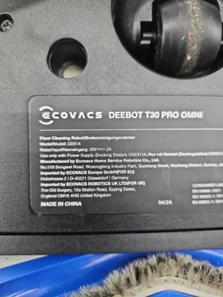 Robot Aspirador Ecovacs T30 PRO OMNI