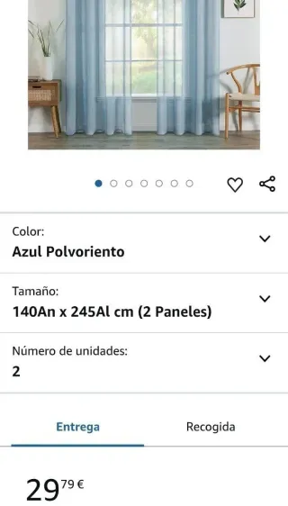 Cortinas Poliéster Translucida Moderno 140x245x2
