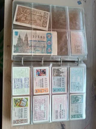 Billetes de loteria