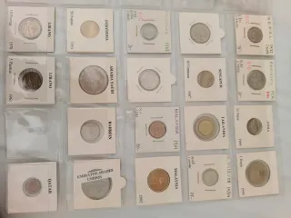 Colección de monedas de varios países