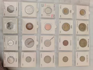 Colección de monedas de varios países