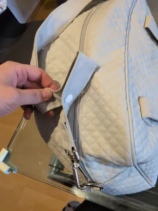 Bolsa carro bebe marca cambrass y dos muselinas