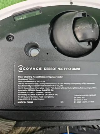 Robot Aspirador DEEBOT N30 PRO OMNI