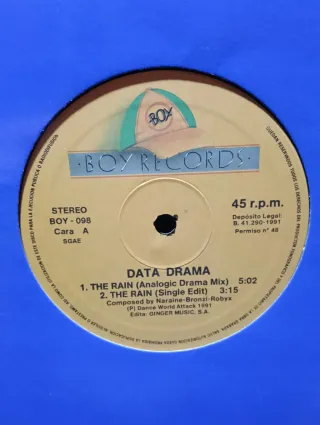 Disco de vinilo data Drama. Rain