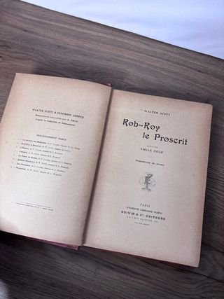 Rob-Roy le Proscrit - Libro Francés