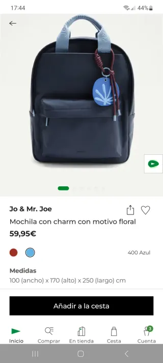 Mochila Jo & MrJoe chollo para costureros/zapatero