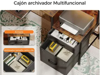 Coleshome Escritorio Gaming con LED, 140x48cm