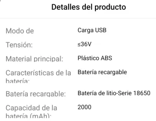 Soplador super potente ZOOMYAO RECARGABLE