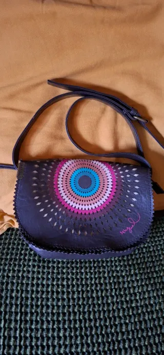 Bolso Desigual Marrón Multicolor