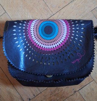 Bolso Desigual Marrón Multicolor
