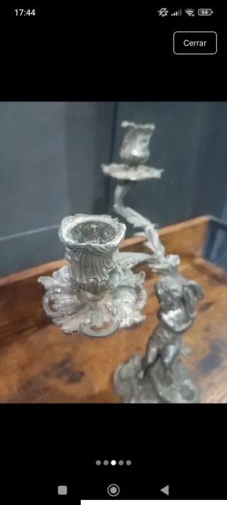 Candelabro Rococó/Victoriano Metal