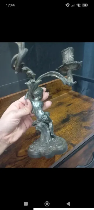 Candelabro Rococó/Victoriano Metal