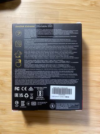 Disco Duro Portátil SanDisk Extreme 1TB