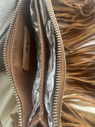 Bolso ante flecos Zara