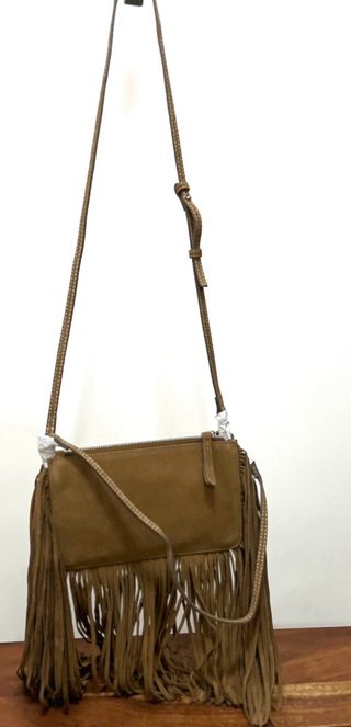 Bolso ante flecos Zara
