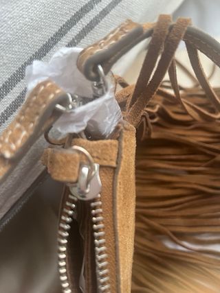 Bolso ante flecos Zara