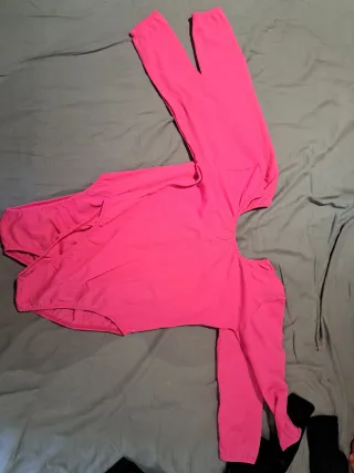 Maillot ballet niña manga larga