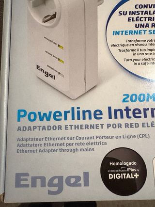 Adaptador Powerline Internet Engel 200Mbps