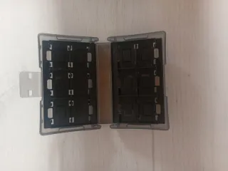 Funda Nintendo switch con caja de cartuchos gratis