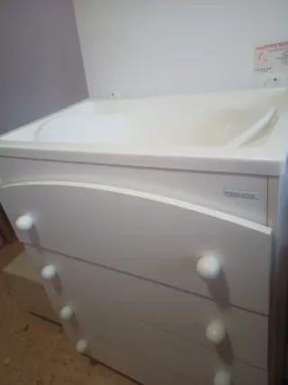 Cómoda bañera bebe