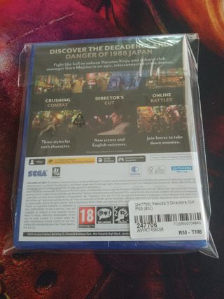 Yakuza 0 Directors Cut (UK) Precintado PS5