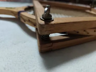 Raqueta de tenis antigua Spalding Columbia