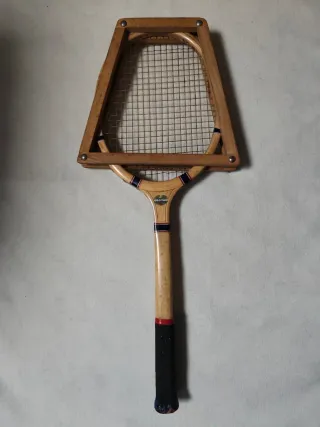 Raqueta de tenis antigua Spalding Columbia