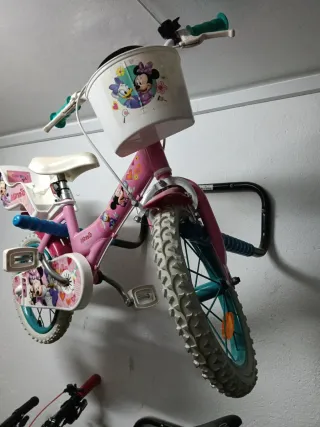 Bicicleta infantil Minnie rosa