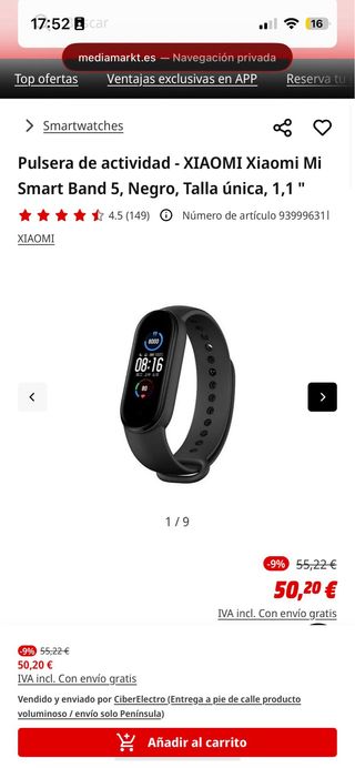 Xiaomi Mi Smart Band 5