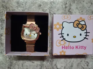 Reloj nuevo kitty con cajita