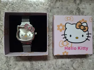 Reloj nuevo kitty con cajita