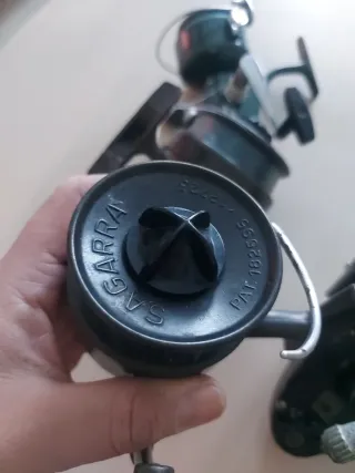 Lote 4 carretes pesca vintage