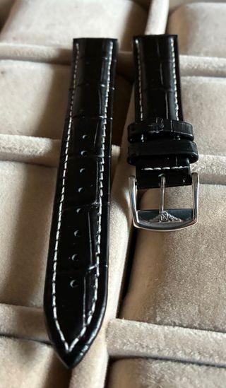 Correa en piel de becerro para reloj Longines 18mm