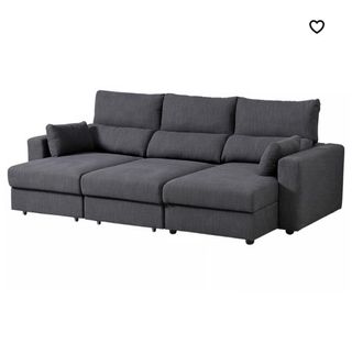 Sofa cama chaiselongue antracita. Buen estado.