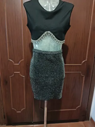 Minigonna Zara scintillante elasticizzata