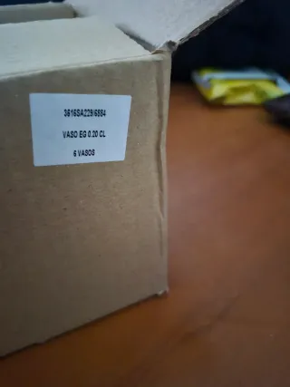 Vaso Estrella Galicia.