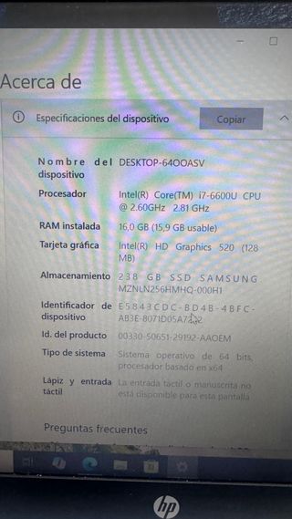 Portátil HP Elitebook 840 G5