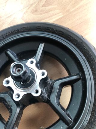 Rueda trasera patinete