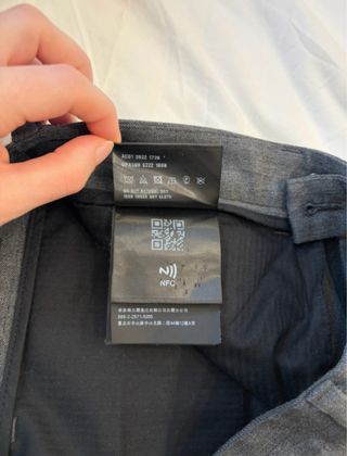 Pantalón Traje Prada Lana Virgen Gris